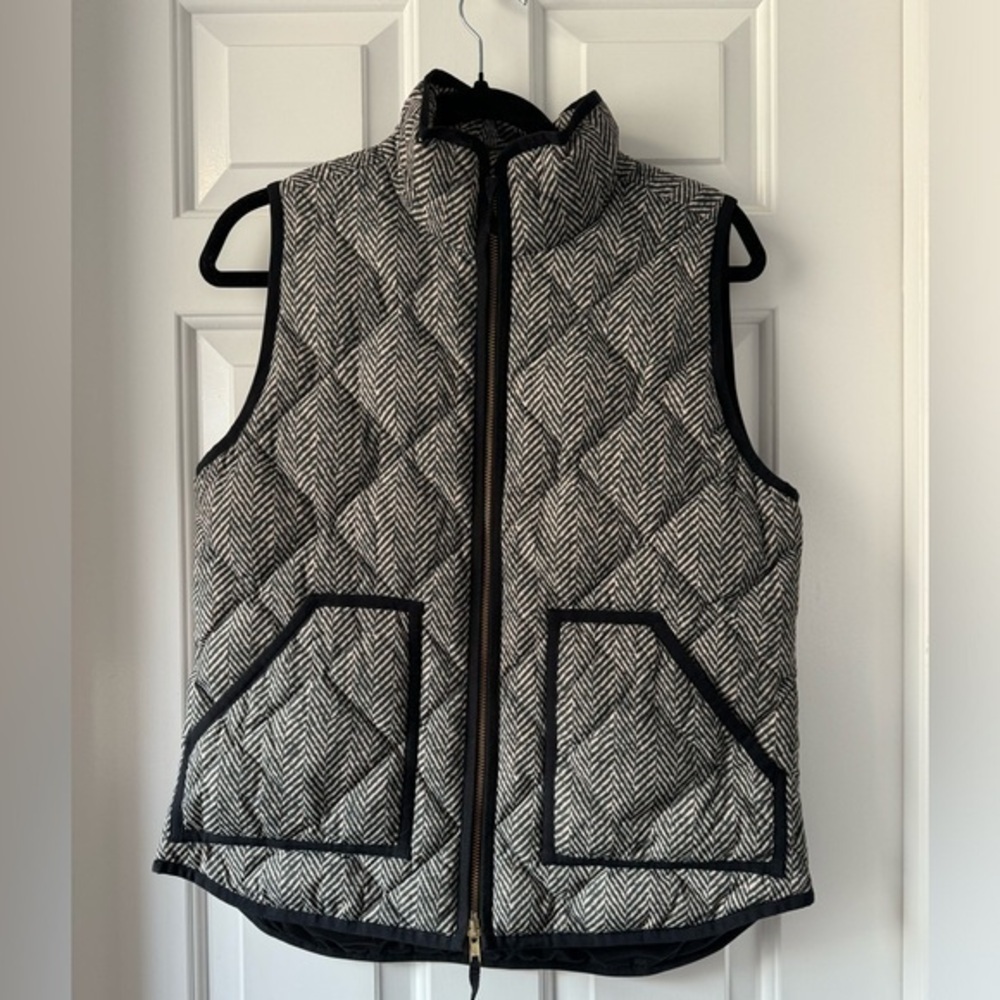 J. CREW Classic Herringbone Vest